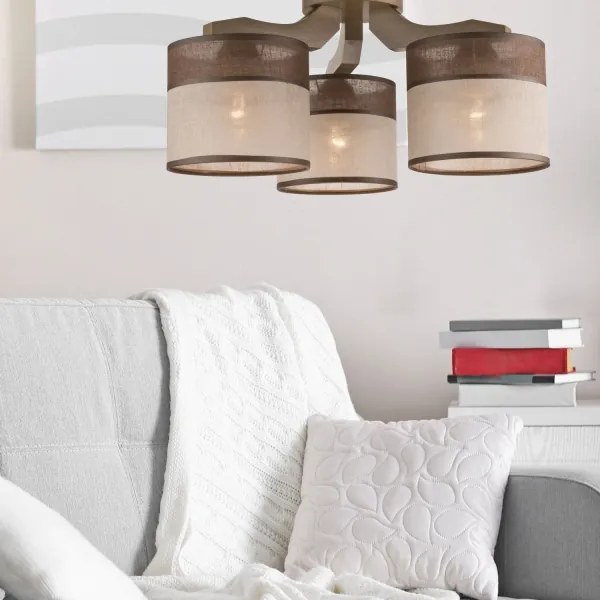 Lampadario a soffitto ANDREA 3xE27/60W/230V