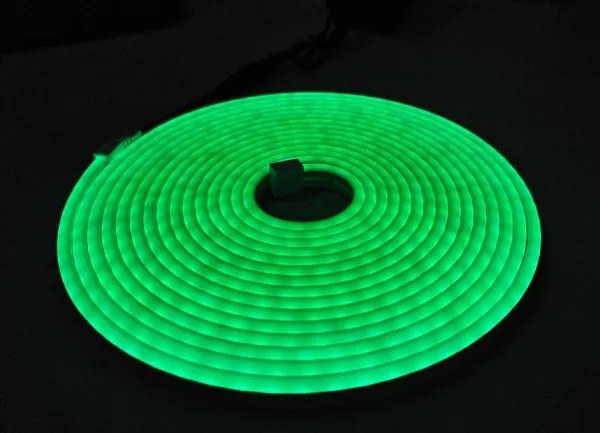 Striscia LED flessibile NEON LED/10W/230V 5 m IP65 verde
