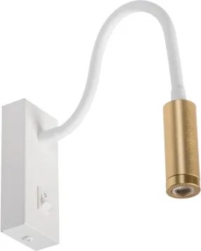 Kanlux 32518 - Lampada flessibile TONIL LED/3,3W/230V bianca/oro