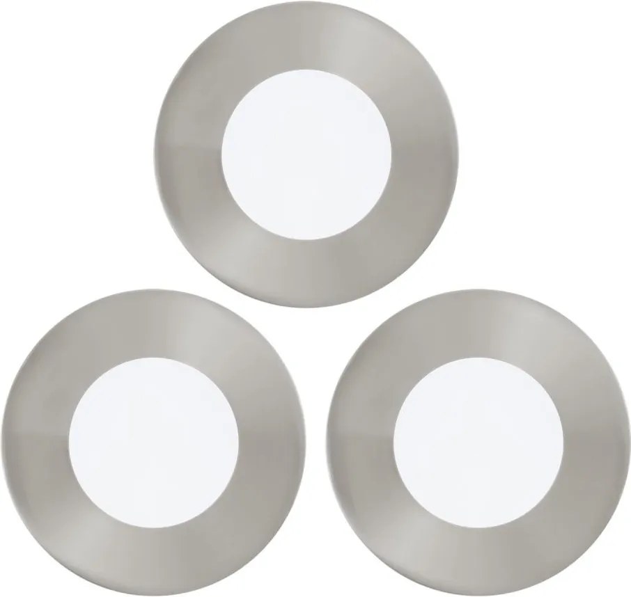 Eglo 94734 - Set da 3 faretti LED da incasso FUEVA LED/2,7W/230V