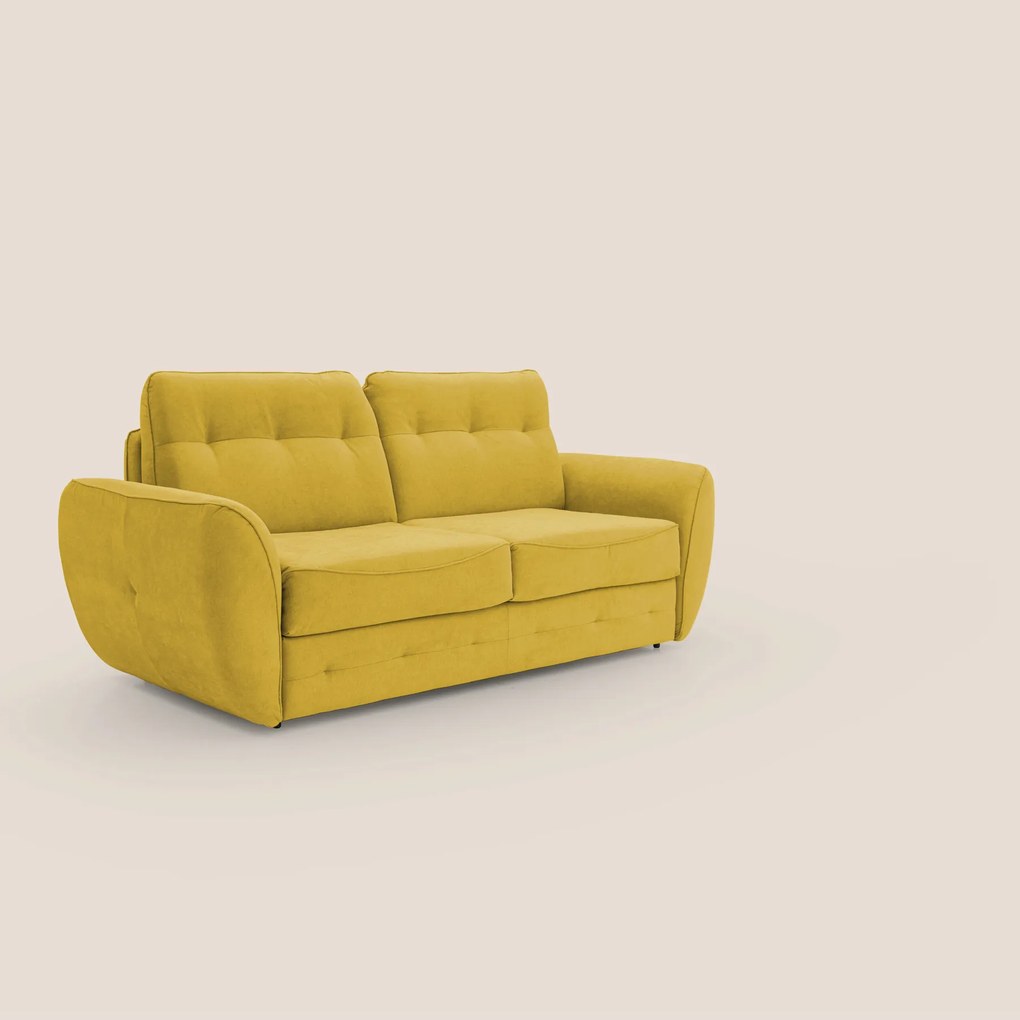 Zeus Divano letto scandinavo con schienale alto in tessuto impermeabile T02