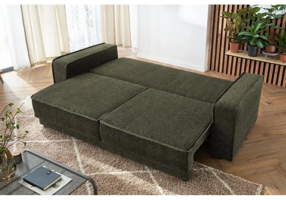 Divano letto verde Emile - Bobochic Paris