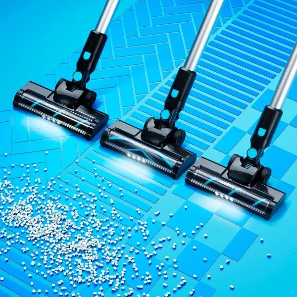 Niceboy ION Hurricane H5 Plus- Aspirapolvere a batteria 2in1 140W/2200 mAh nero