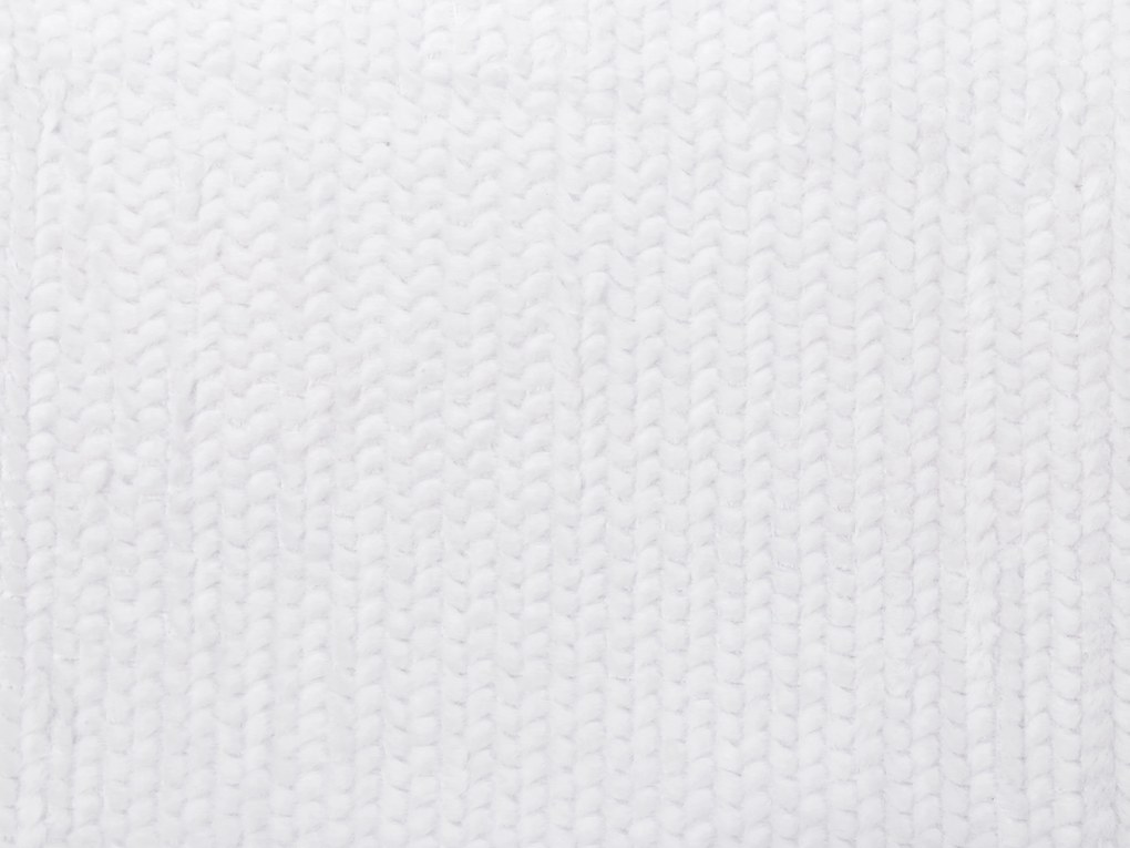 Coperta poliestere bianco 200 x 220 cm BJAS Beliani