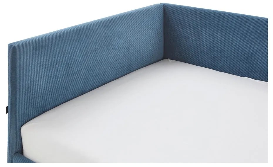 Letto da bambini blu con sponde e spazio contenitivo 120x200 cm Cool – Meise Möbel