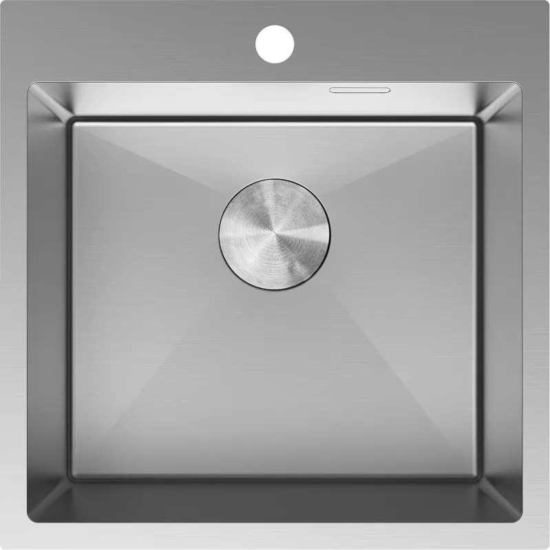 Mexen Solix lavello in acciaio 1-vasca 500 x 500 mm, inox - 6407501000-01