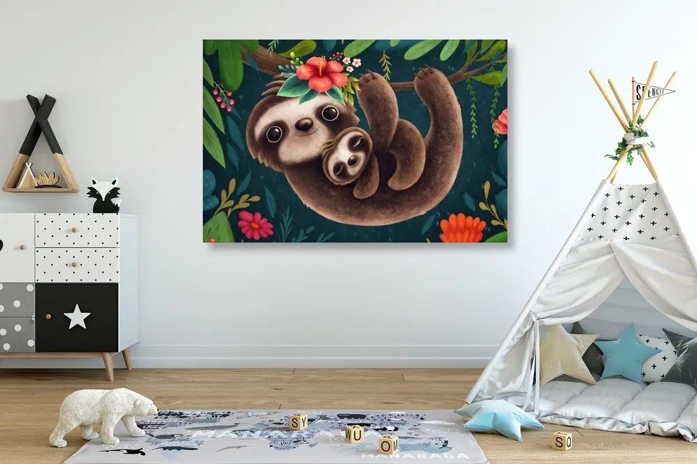 Quadro su tela – Bradipi adorabili