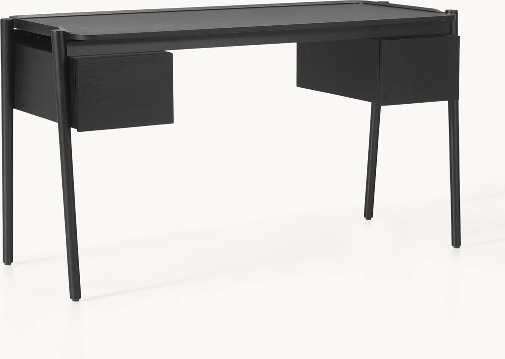 Scrivania in legno con cassetti Libby