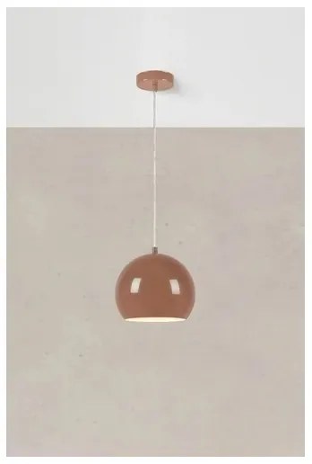 Markslöjd 108990 - Sospensione a cavo POP 1xGU10/7W/230V Ø 20 cm marrone