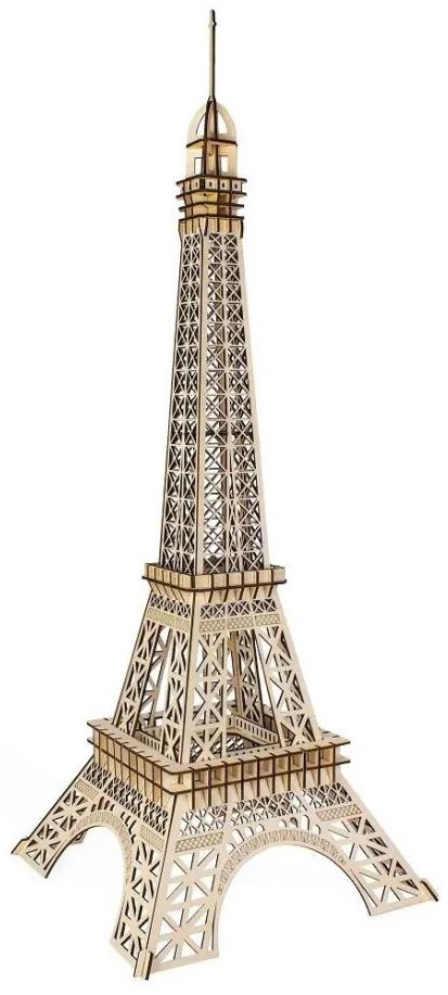Woodcraft - Wooden 3D puzzle Torre Eiffel