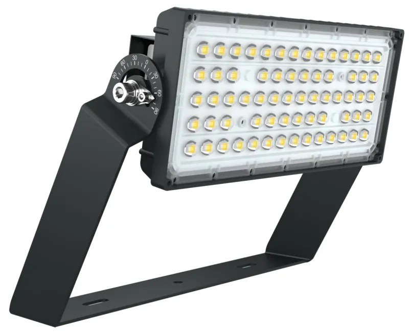 Faro Modulare LED 200W IP66, 167lm/W, No Flickering con driver Philips Colore  Bianco Naturale 4.000K, Scegli l'angolo di illuminazione 90°