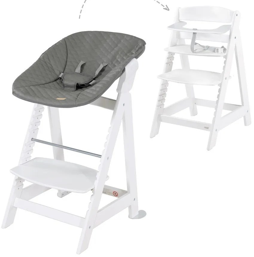 Sedia da pranzo bianca Luxe - Roba