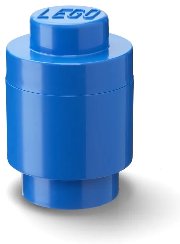 Scatola rotonda di stoccaggio blu - LEGO®