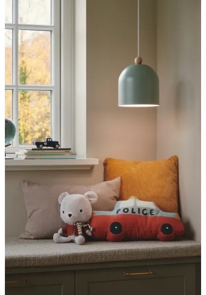 Nordlux - Lampadario a sospensione con filo GASTON 1xE27/40W/230V verde/bianco