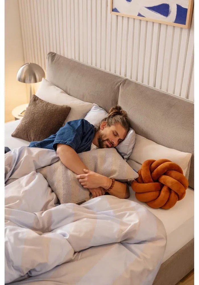 Letto matrimoniale imbottito grigio tortora con contenitore e rete inclusi 180x200 cm Thessa Pillow – Bonami Selection