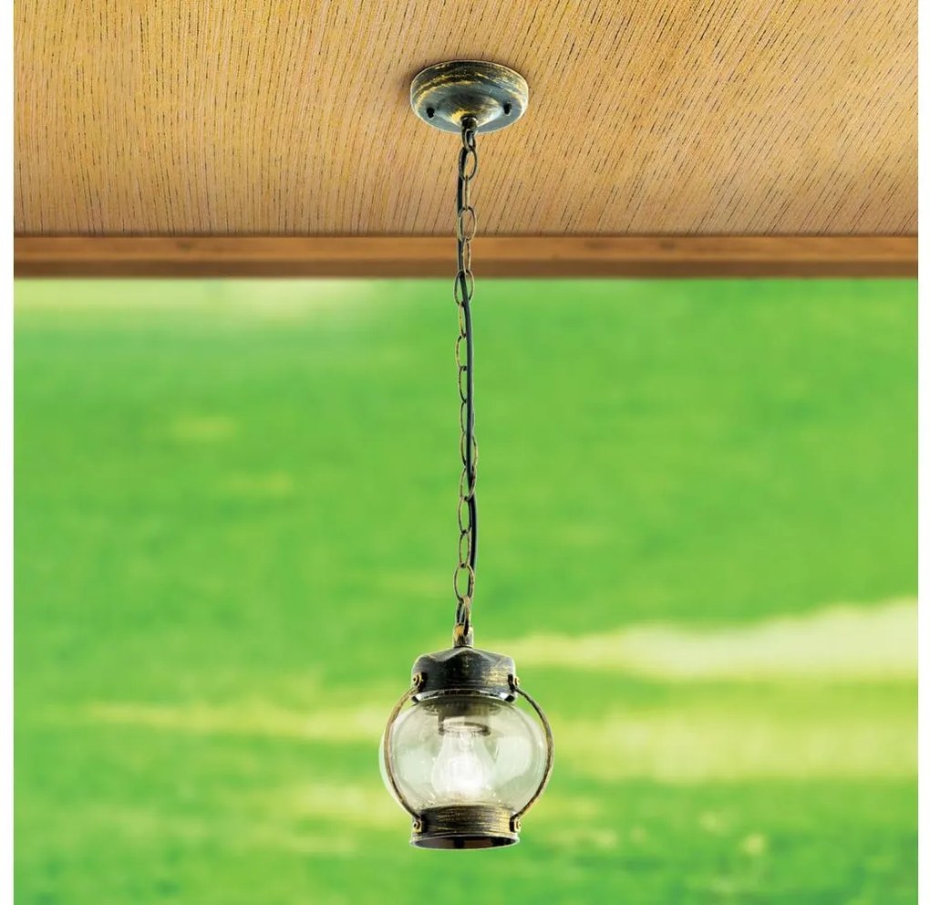 Orion - Lampada da esterno a sospensione TAVERNA 1xE27/60W/230V IP23 bronzo/patina