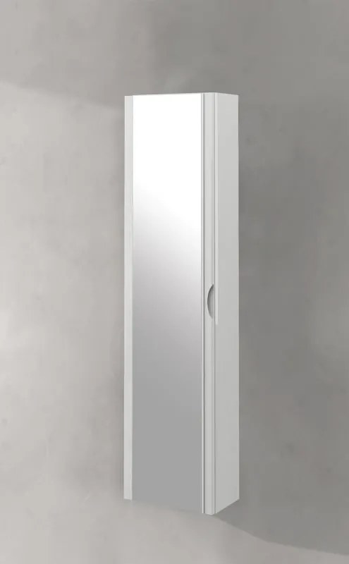 Colonna per mobile bagno BADEN HAUS 1 anta P 20 x L 35 x H 140 cm grigio chiaro placcato