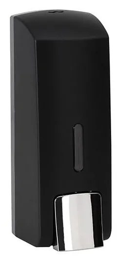Dispenser per sapone 6,5 x 18,5 cm, nero