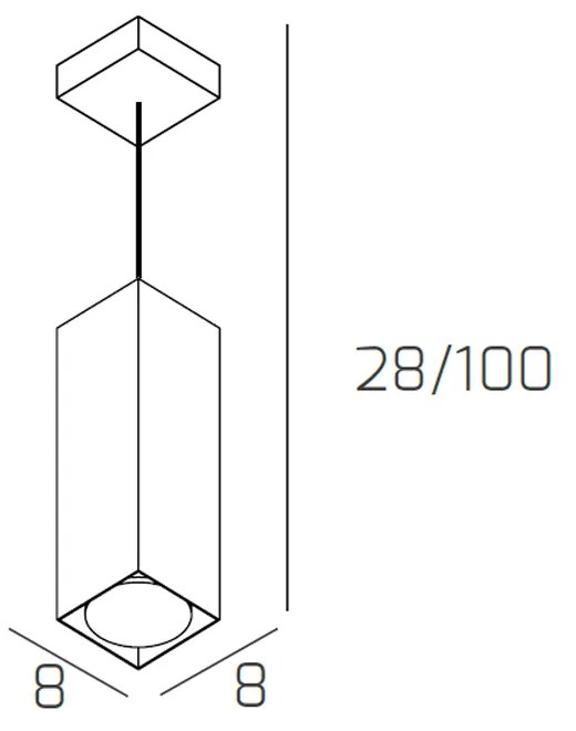 Sospensione Moderna Plate Metallo Sabbia 1 Luce Gx53 25Cm