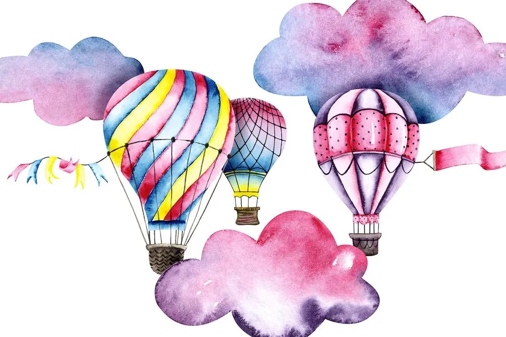 Stampa su tela – Palloncini nel vento