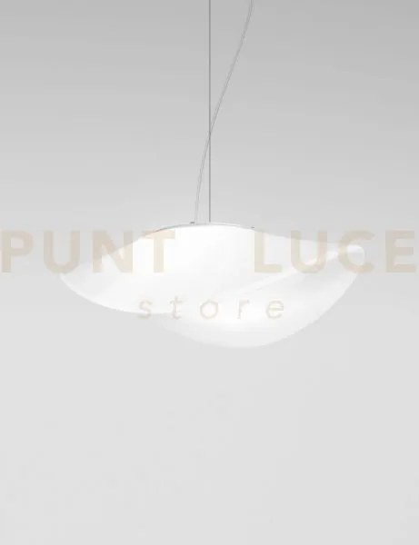 Balan sospensione g bianco lucido e bianco opaco 1 l32gg led 3000k ...