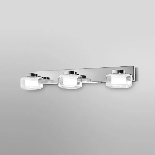 Ledvance-Applique a LED da bagno ORBIS FLAME 3xLED/5,5W/230V IP44 cromo