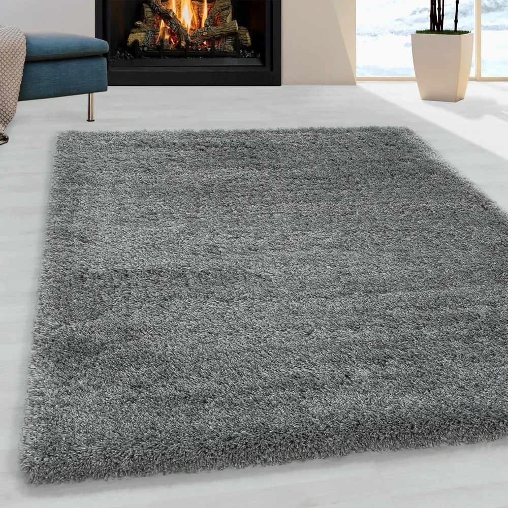 Tappeto grigio 120x170 cm Fluffy - Ayyildiz Carpets