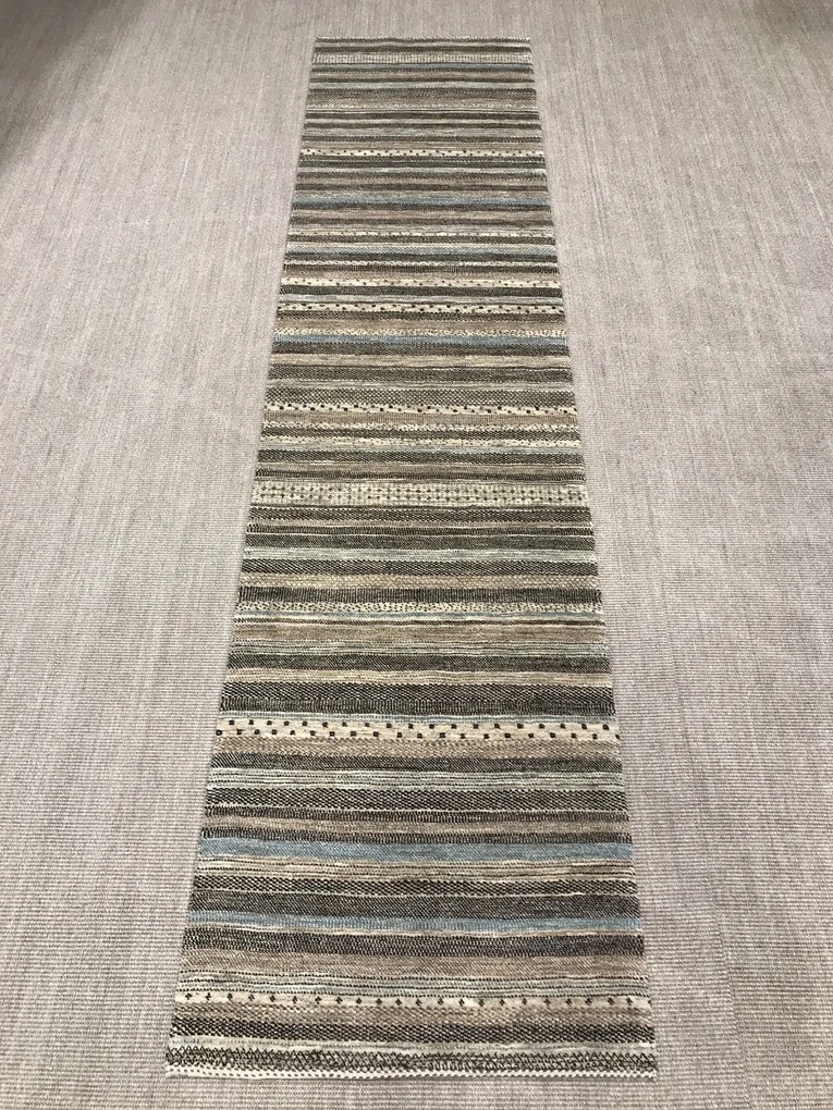 Loribaft Tappeto 80 x 350 Beige (Iran) Annodato A Mano