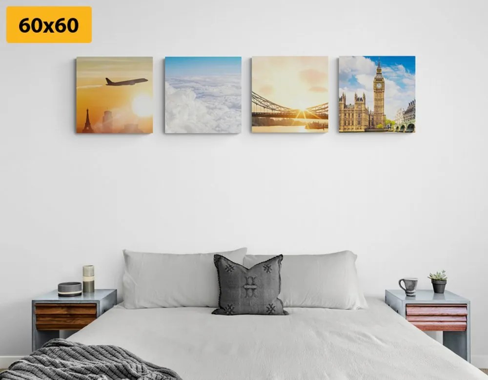 Set di quadri – Viaggio unico