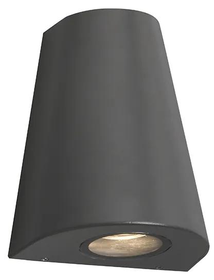 Lampada da parete moderna grigio scuro IP44 - Dreamy