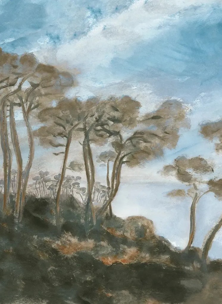 Isidore Leroy Wandbild Les Landes - Jour