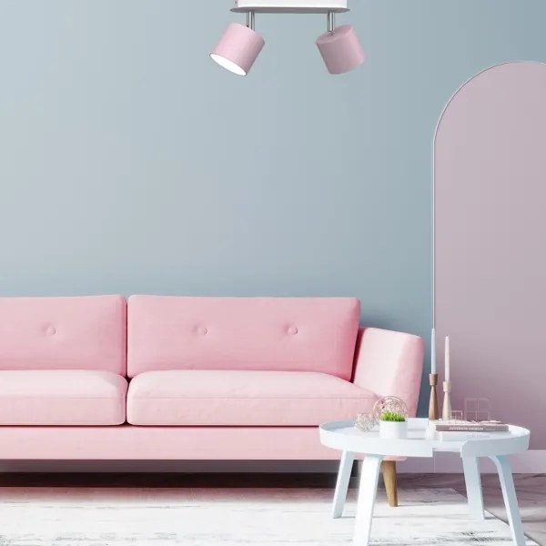 Faretto DIXIE 2xGX53/11W/230V rosa