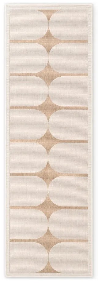 Passatoia da interno ed esterno beige/avorio 80x250 cm Duet Bowen – NORTHRUGS
