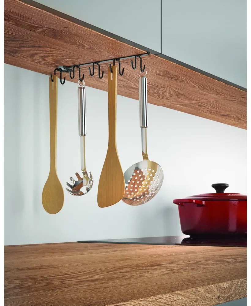 Barra appendiabiti in acciaio per cucina Myhooks - Metaltex