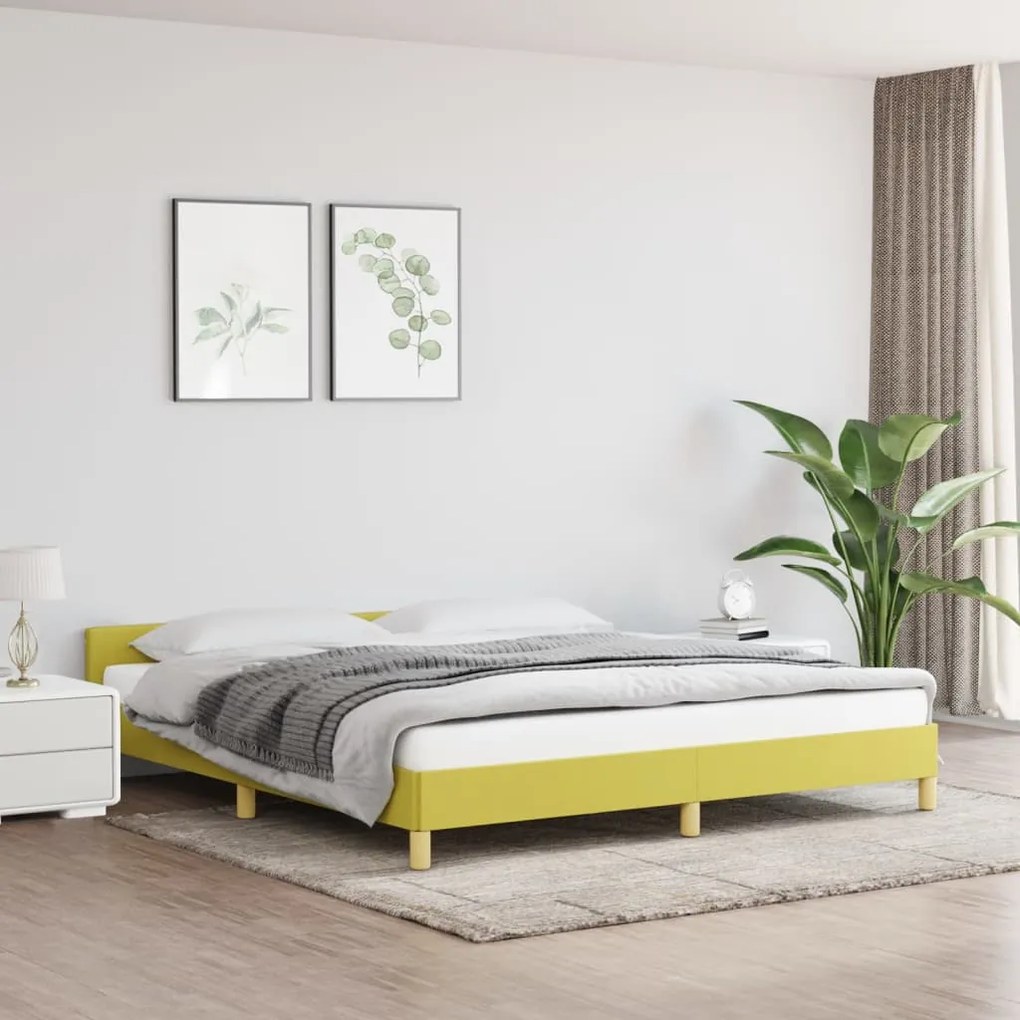 Giroletto Senza Materasso Verde 160x200 Cm İn Tessuto /