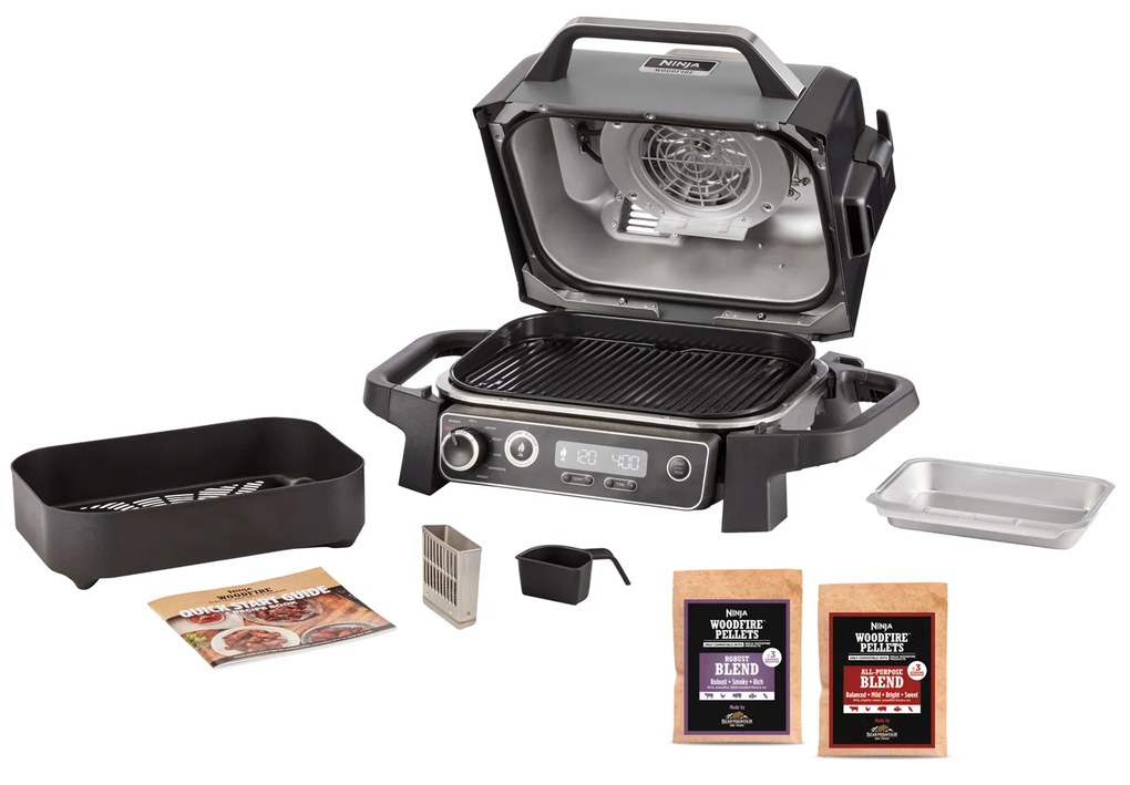 Barbecue elettrico con affumicatore 7 funzioni Woodfire Ninja