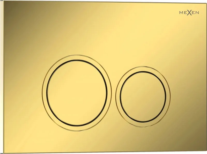 Mexen Tex 01 pulsante di scarico, oro champagna lucido - 6101-08