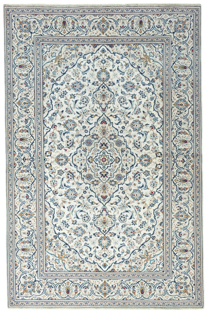 Kashan Tappeto persiano 200 x 300 Beige (Iran) Annodato A Mano