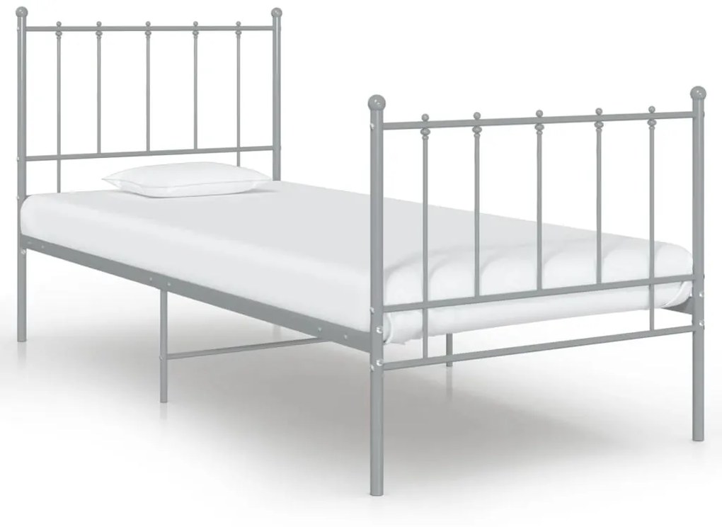 Giroletto Grigio İn Metallo 90x200 Cm /