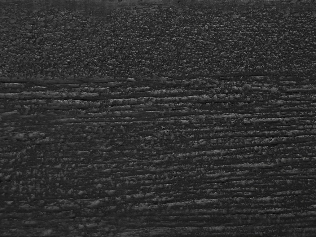 Vaso rettangolare nero da esterno 50 x 23 x 24 cm MYRA Beliani