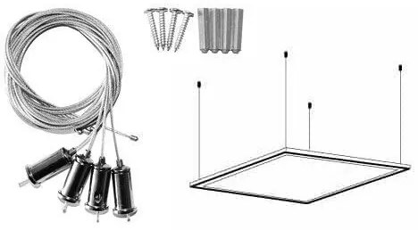 Pannello LED 2in1 LED/40W/230V 4000K 60x60 cm
