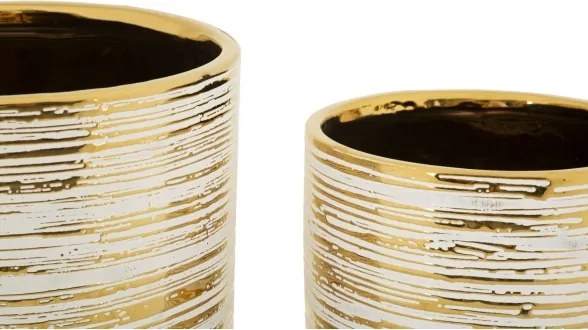 Porta Vasi Coppia Melody Cm Ø 23X24-17,5X19