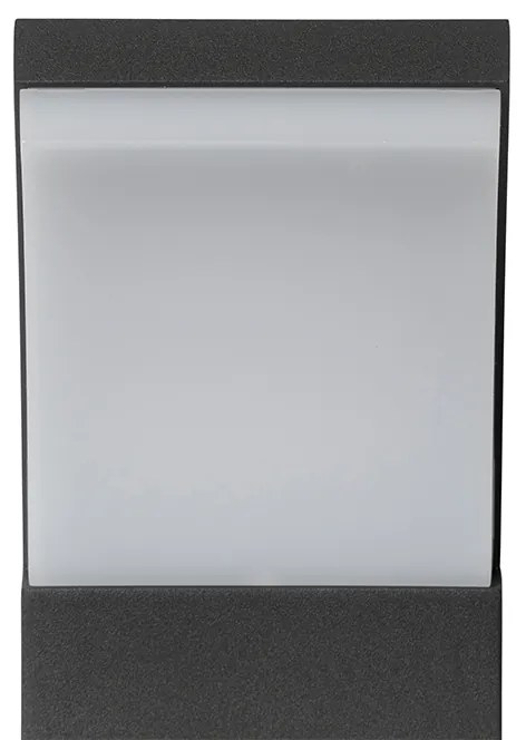 Lampada da parete per esterni moderna antracite con LED IP54 - Litt