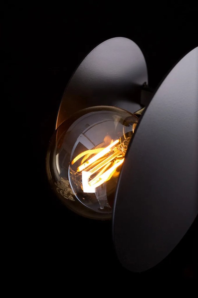 Lampadario a Sospensione in Acciaio IDEA 4 Nero/Bianco 4xE27