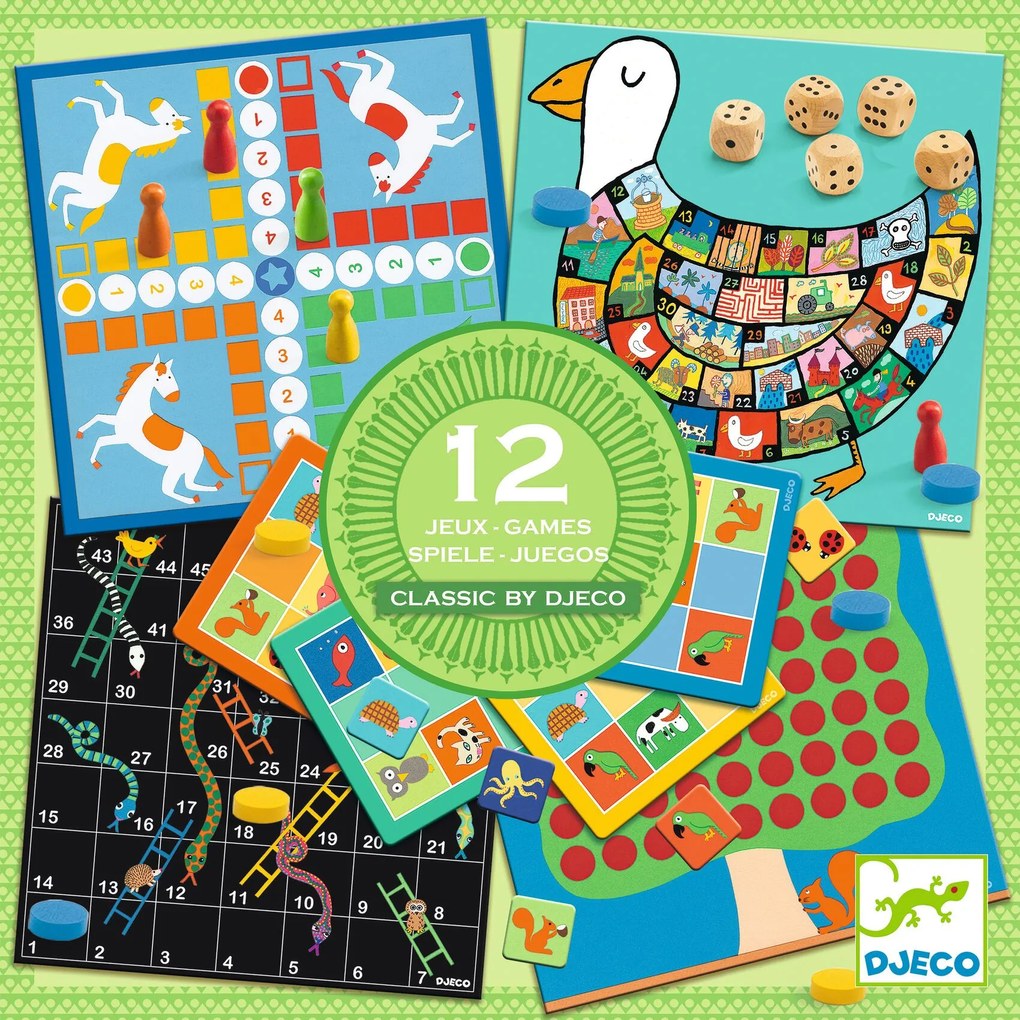 Classic by Djeco: 12 giochi classici per i più piccoli