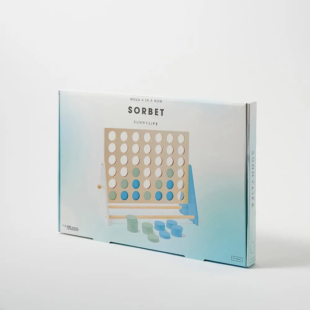 Gioco da tavolo in legno di pino massiccio Quattro in fila - Sunnylife