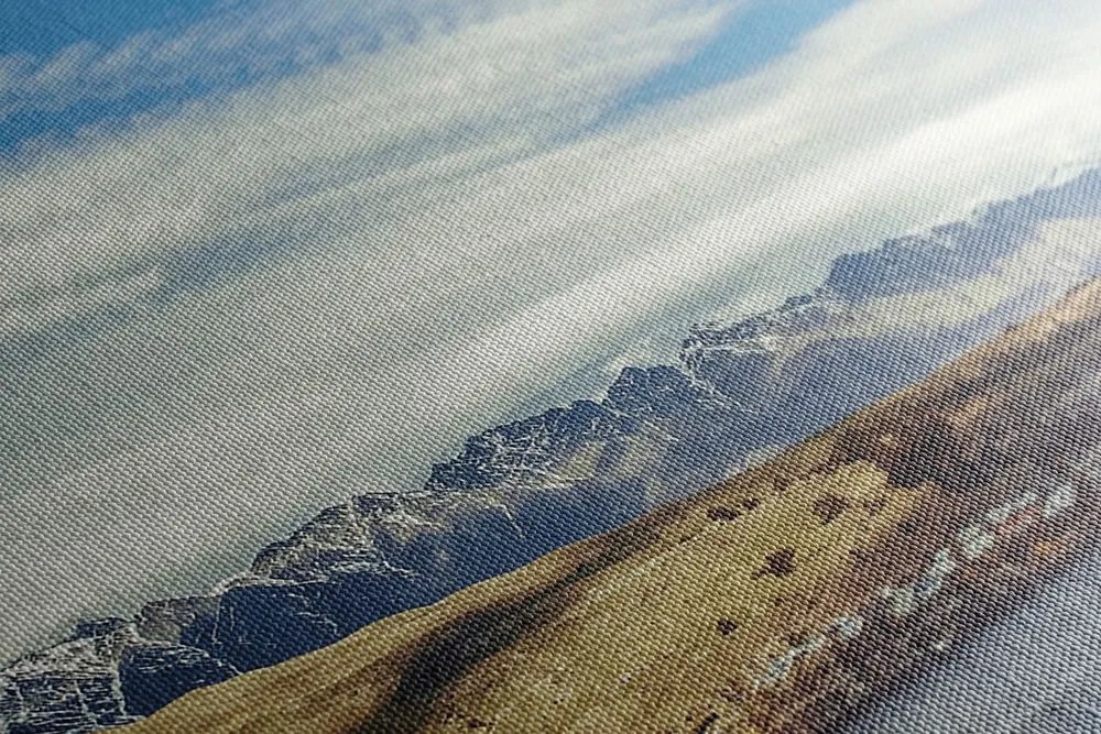 Quadro su tela – Sole al tramonto sopra il lago