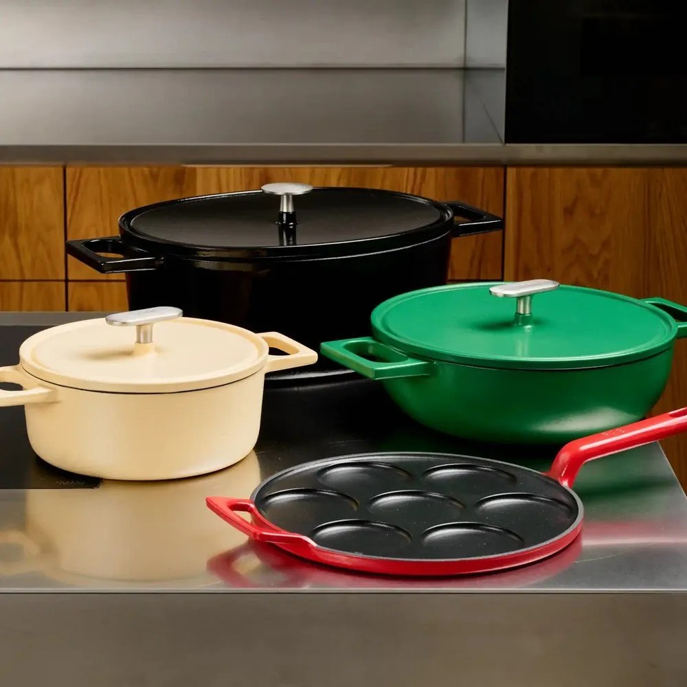 Casseruola in ghisa con coperchio incluso adatta all'induzione 5,5 l Mattia 3.0 – FABINI