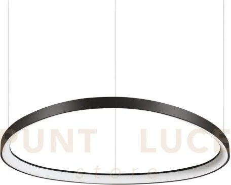 Gemini sospensione led 56 w on-off 6200 lm 2700 k nero 81cm