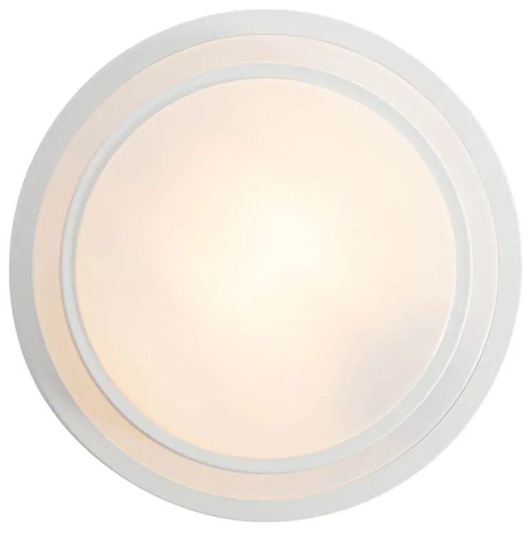 Plafoniera moderna bianca 25 cm IP44 - Walden